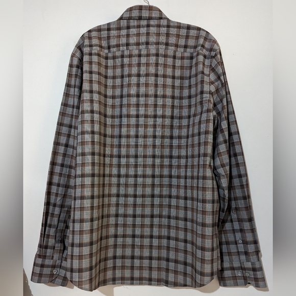 Modern English John Lennon Stretchable Plaid Shirt 2XL NWT - Picture 8 of 11